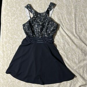Elegant Black Lace Dress
